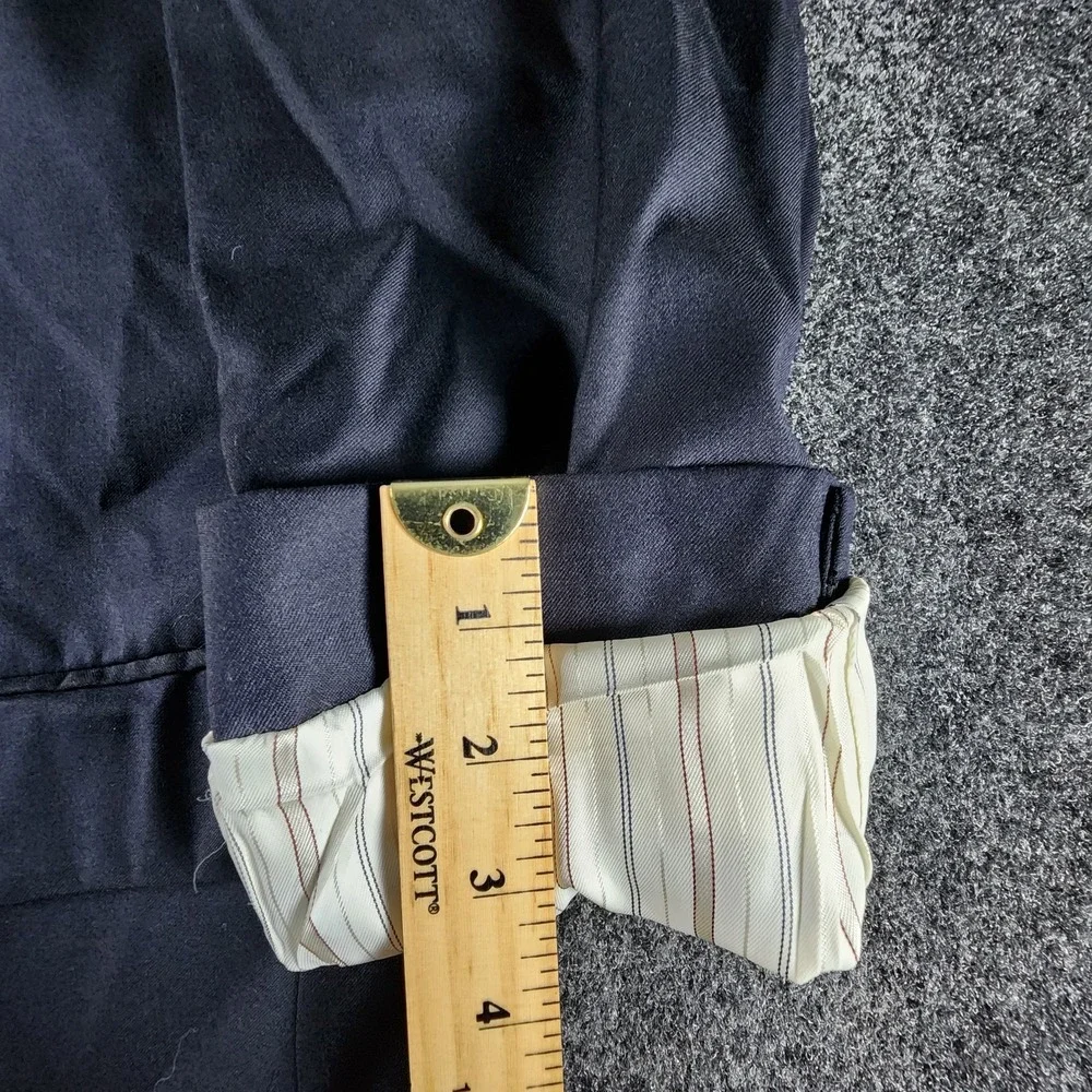 Jos A Bank Gordon Navy Blue Wool‎ Blazer Sport Coat Jacket Mens 44S